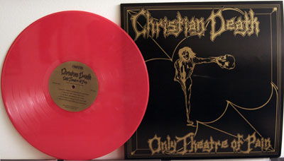 Christian Death LP on red vinyl